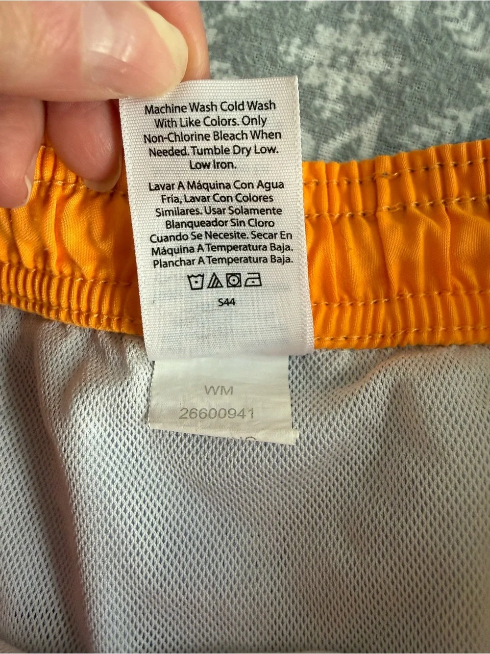 Wonder Nation Swim Trunks Boy’s Size 10/12 Large Blue Skeleton Surfer Print